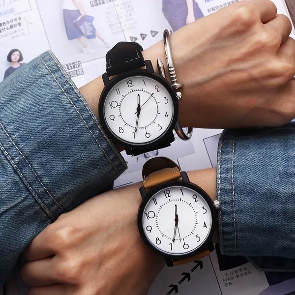 1 шт Модные наручные часы Женские часы Женские кварцевые наручные часы для женщины Часы Женские часы Большой циферблат