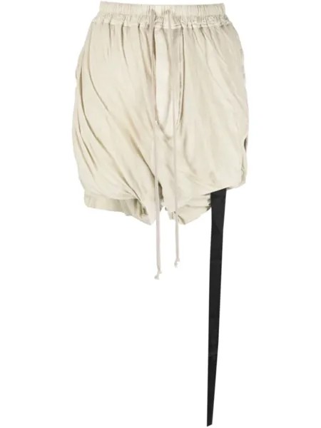 Rick Owens DRKSHDW шорты Phleg Doubled, нейтральный цвет