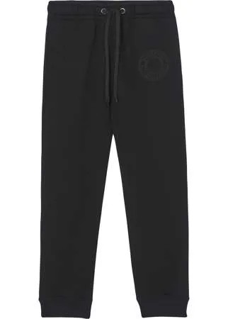 Burberry спортивные брюки с вышитым логотипом