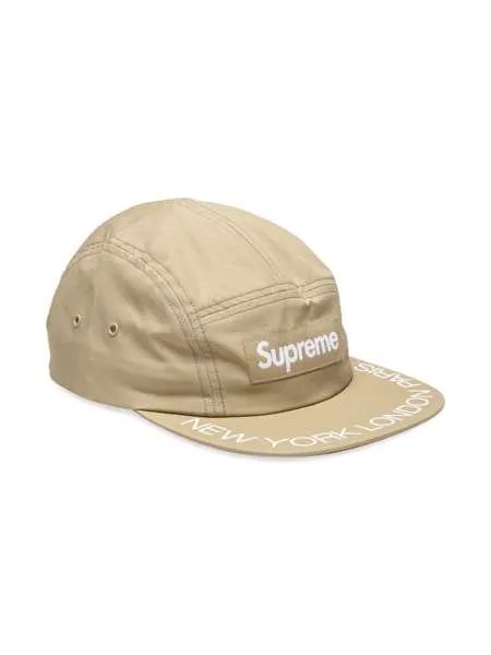 Supreme кепка Visor Print Camp коллекции SS18