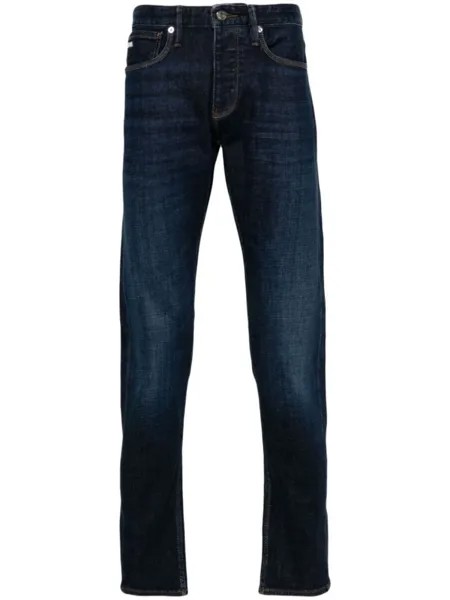 Emporio Armani джинсы с логотипом, синий