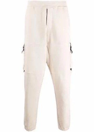 Stone Island спортивные брюки с нашивкой-логотипом