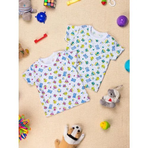Футболка Chic Panda, размер 98, разноцветный