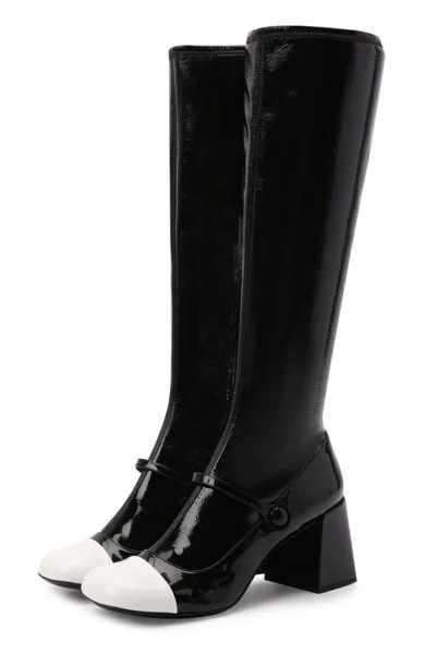 Кожаные сапоги Miu Miu