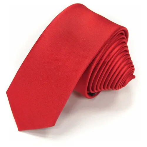 Классический красный галстук 816077