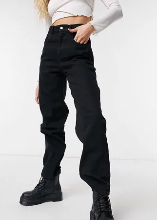 Джинсы чистого черного цвета в винтажном стиле 90-х Reclaimed Vintage Inspired-Черный цвет