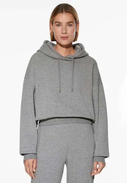 Толстовка Warm Interior Crop Logo OYSHO, цвет grey