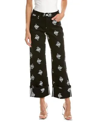 Lolo Jeans Colette Черные джинсы-кюлоты с высокой посадкой женские 30