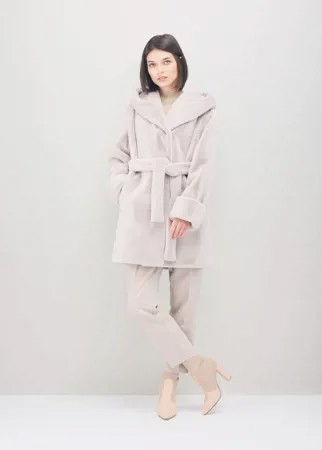 Дубленка женская ALEF 7098/85 белая 40 RU