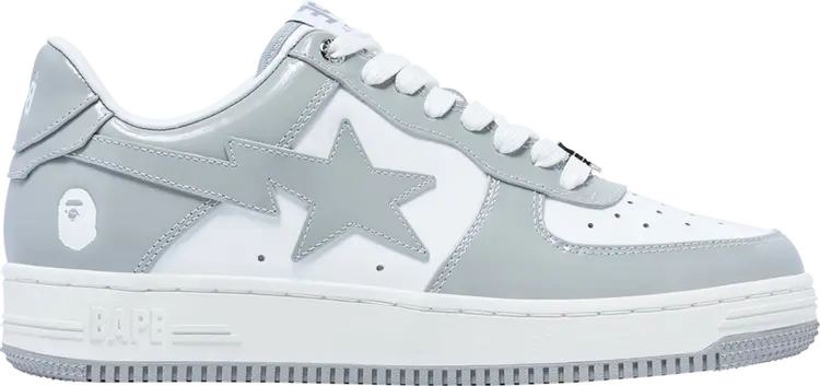 Кроссовки Wmns Bapesta #5 Light Grey, серый