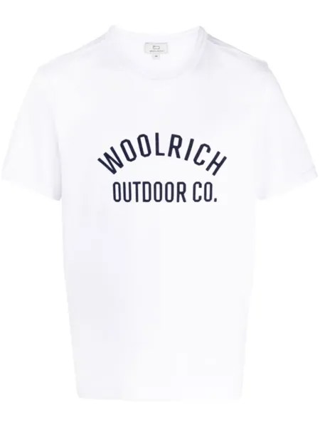 Woolrich футболка с логотипом, белый