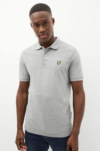 Классическая рубашка-поло Lyle & Scott, серый