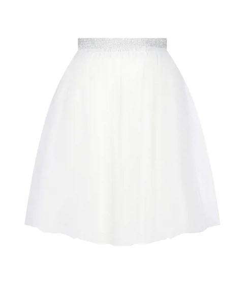 Пышная юбка белого цвета IL Gufo детская