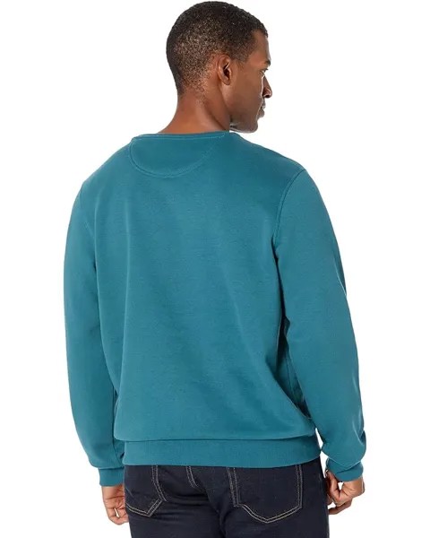 Толстовка U.S. POLO ASSN. Long Sleeve Popover Crew Neck Fleece Sweatshirt, цвет Hudson Teal