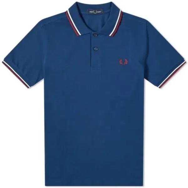 Рубашка-Поло с двумя кончиками m3600 588's Fred Perry, синий