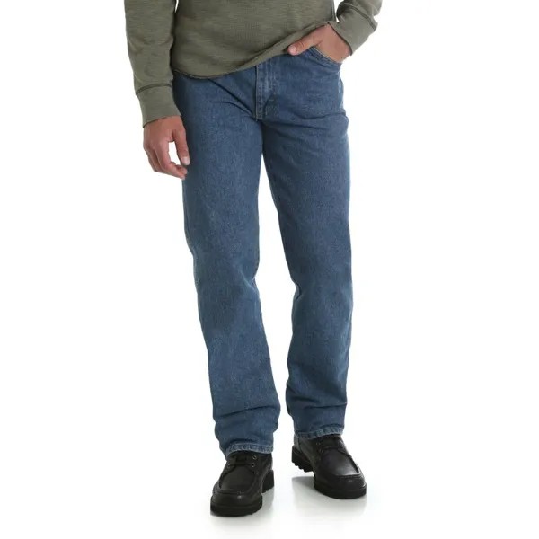 Новые мужские джинсы прямого кроя Rustler by Wrangler прямого кроя цвета выцветшего индиго