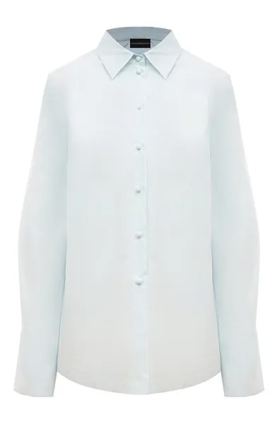 Хлопковая рубашка Emporio Armani