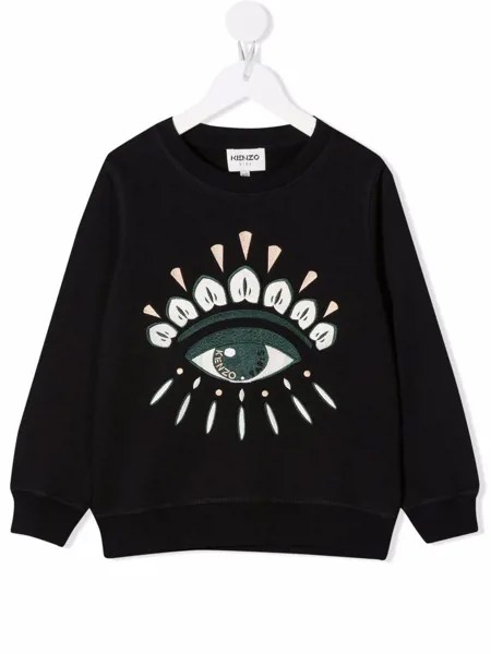 Kenzo Kids толстовка с вышитым логотипом