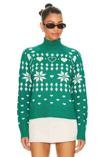 Пуловер Lovers and Friends Fair Isle Oversized Turtleneck, цвет Forest Green