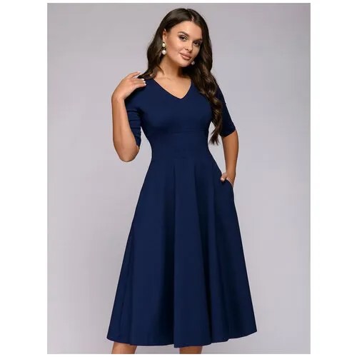 Платье 1001dress, размер XXL, синий