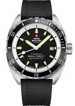 Швейцарские наручные  мужские часы Swiss Military SMA34100.07. Коллекция Titanium 300