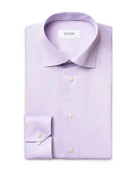 Классическая рубашка из фирменного твила Contemporary Fit Eton