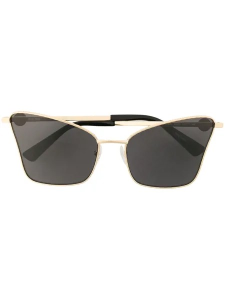 Moschino Eyewear солнцезащитные очки в оправе 'бабочка'