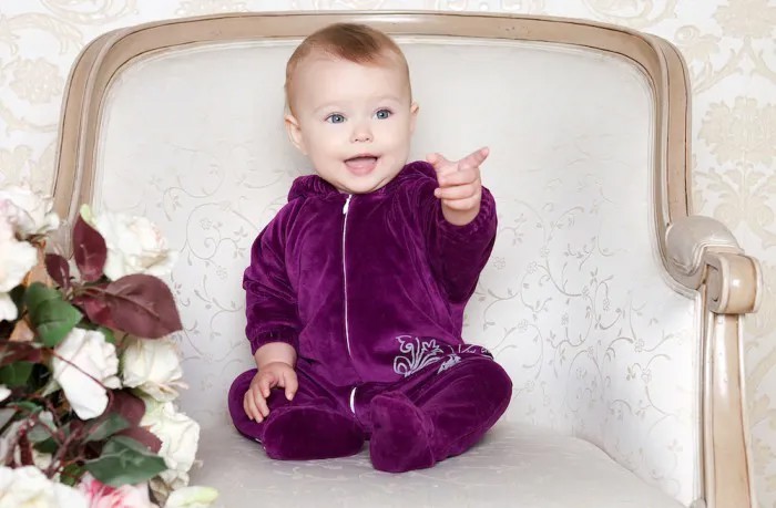 Lucky Child Комбинезон из велюра на подкладке 5-4