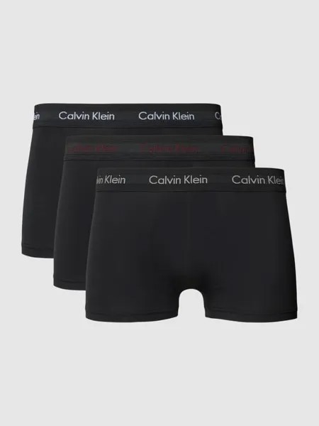 Трусы на эластичном поясе, в упаковке 3 шт Calvin Klein Underwear, черный