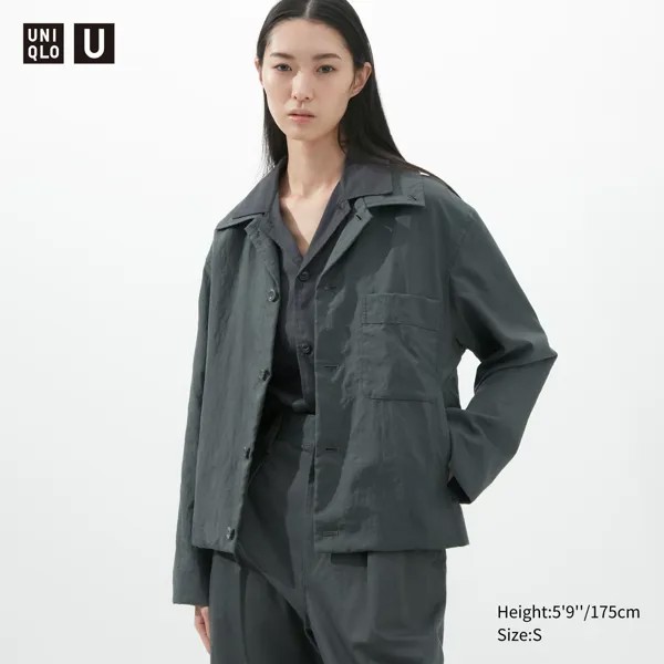 Жакет женский UNIQLO 458032COL08 серый S (доставка из-за рубежа)