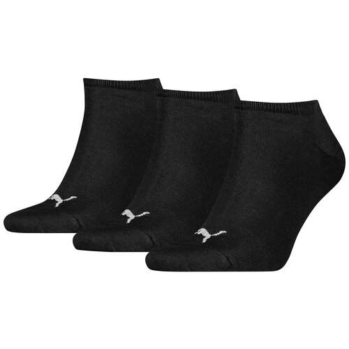 Носки PUMA Unisex Sneaker Plain, размер 39/42, черный, мультиколор