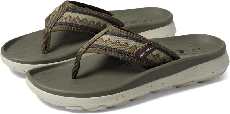 Шлепанцы Hut Ultra Flip Merrell, цвет Olive