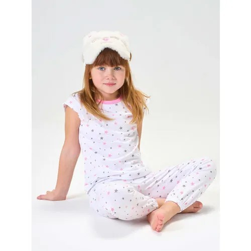 Пижама  КотМарКот, размер 92, розовый, белый
