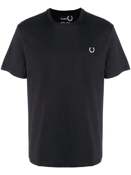 Raf Simons X Fred Perry футболка с короткими рукавами и логотипом