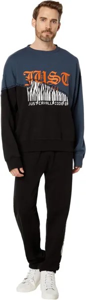 Толстовка Just Cavalli S03GU0169, цвет Iron/Black