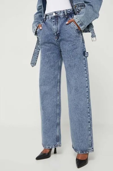 Джинсы Москино Джинс Moschino Jeans, синий