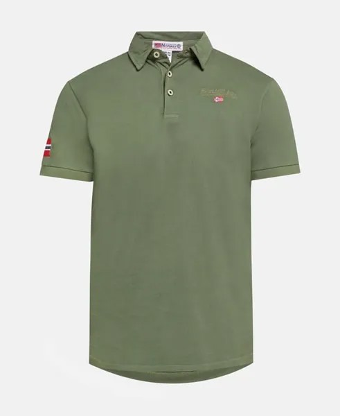 Рубашка поло Geographical Norway, хаки
