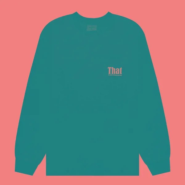 Мужской лонгслив thisisneverthat That Pocket серый, Размер S