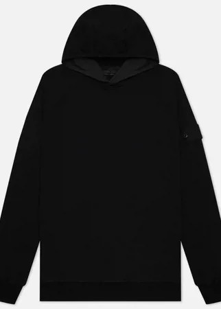 Мужская толстовка Stone Island Ghost Piece Hoodie Cotton Stretch Fleece, цвет чёрный, размер XL