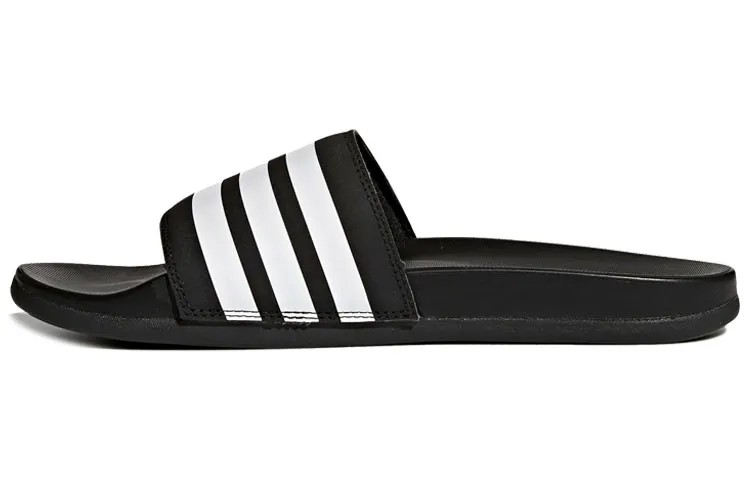 Спортивные тапочки унисекс Adidas Adilette Cloudfoam Plus Slide белый/черный