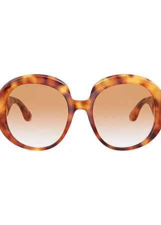 Dolce & Gabbana Eyewear солнцезащитные очки в круглой оправе