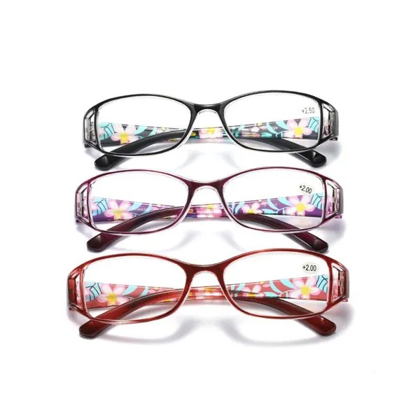 DUBERY Печатные очки для чтения Женская смола Очки высокой четкости Мода Старые очки для чтения