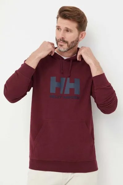 ТОЛСТОВКА С ЛОГОТИПОМ HH Helly Hansen, бордовый