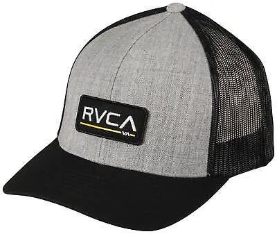 Кепка RVCA Ticket Trucker — Хизер серый/черный — новинка