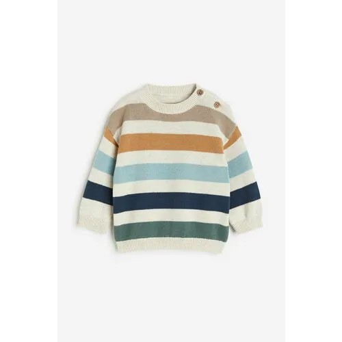 Джемпер H&M, размер 86, голубой, синий, зеленый, бежевый