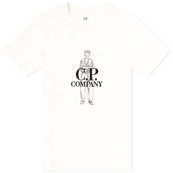 Футболка C.P. Company Large Sailor T-Shirt, цвет Gauze White