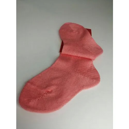 Носки Капризуля для девочек, вязаные, 2 пары, размер 10, оранжевый