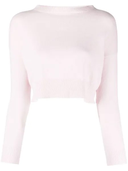 Teddy Cashmere укороченный кашемировый джемпер Genova, розовый