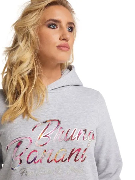Толстовка Bruno Banani Hoodie ohne Reißverschluss BRYANT, цвет Grau/Melange