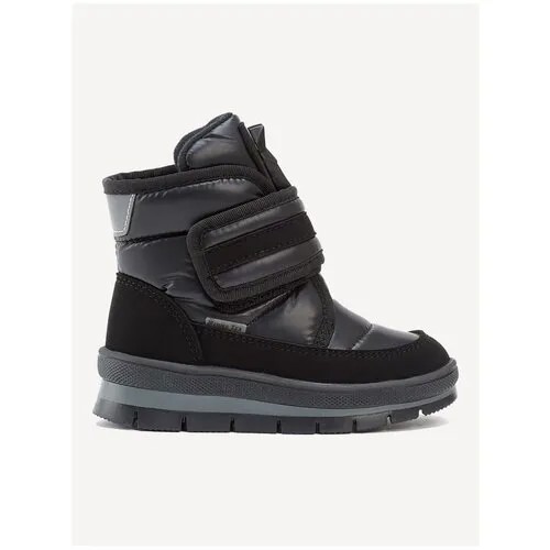 Ботинки Jog Dog, зимние, на липучках, мембранные, размер 26, черный